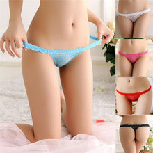 Load image into Gallery viewer, Floral Lace Thong