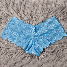 Load image into Gallery viewer, Blue UV Glow Hipster Cheeky Boyshorts