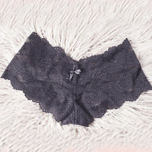 Load image into Gallery viewer, Black Hipster Cheeky Boyshorts