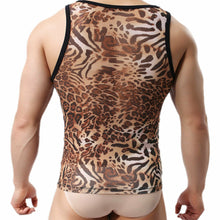 Load image into Gallery viewer, Leopard Animal Print Mesh Tank