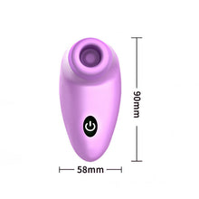 Load image into Gallery viewer, Purple Female Nipple and Oral Sex Massager Toy