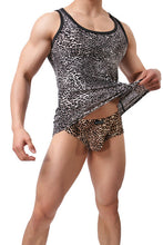 Load image into Gallery viewer, Leopard Black Animal Print Tank Top