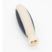 Load image into Gallery viewer, Black and Beige Electric Waterproof Butt Plug