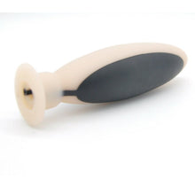 Load image into Gallery viewer, Black and Beige Electric Waterproof Butt Plug